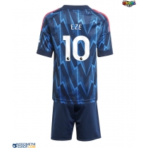 Otroški Nogometni dresi Arsenal Eberechi Eze #10 Gostujoči 2025-26 Kratek Rokav (+ Kratke hlače)